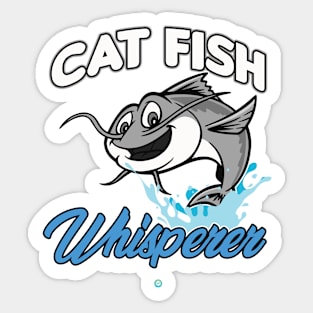 Catfish Whisperer - Funny Fishing Gift Sticker